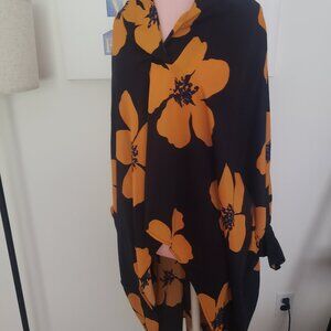 Gracia boho cocoon style hi-lo Top Size S